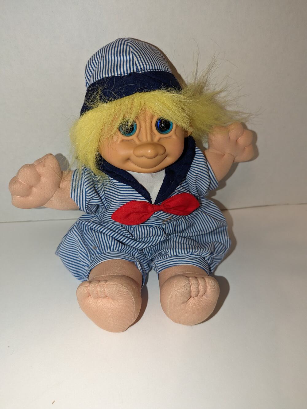 Vintage 12" Russ Troll Kid Doll Sailor Costume Rare Original Outfit